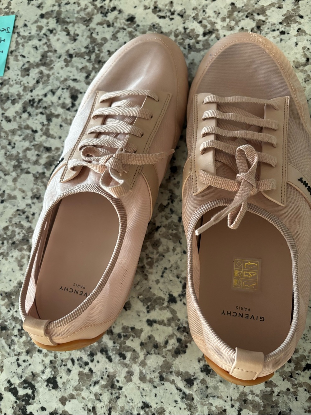 Givenchy Women's Nude Pink Low-Top Sneakers